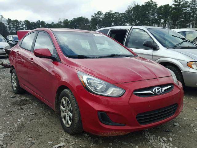 KMHCT4AE2DU297577 - 2013 HYUNDAI ACCENT GLS RED photo 1