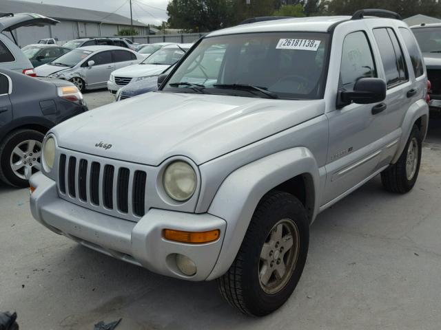 1J4GL58K02W329557 - 2002 JEEP LIBERTY LI SILVER photo 2