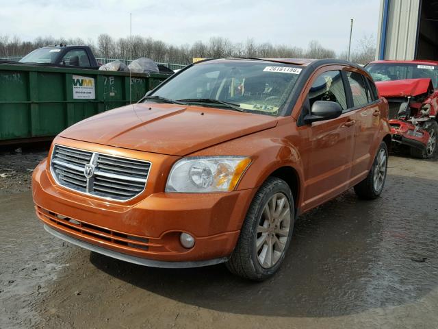 1B3CB5HA9BD297963 - 2011 DODGE CALIBER HE ORANGE photo 2