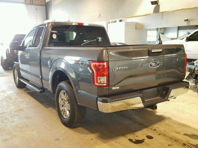 1FTEX1EP8GFD51307 - 2016 FORD F150 SUPER BLACK photo 3