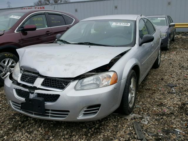 1B3EL46X25N675059 - 2005 DODGE STRATUS SX SILVER photo 2