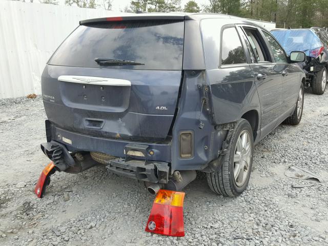 2A8GM68XX7R179017 - 2007 CHRYSLER PACIFICA T BLUE photo 4