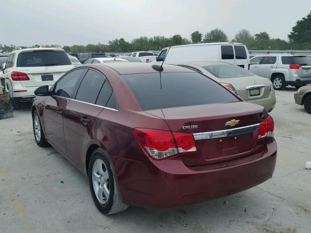 1G1PC5SB5F7295087 - 2015 CHEVROLET CRUZE LT RED photo 3