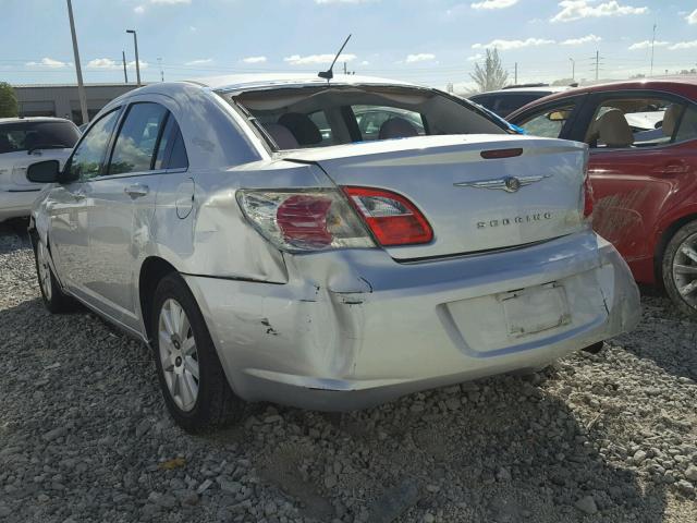 1C3LC46K48N124036 - 2008 CHRYSLER SEBRING LX SILVER photo 3