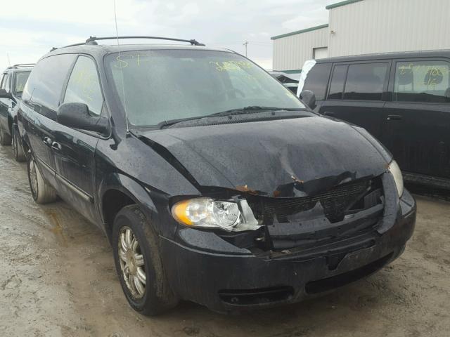 2A8GP54L66R672292 - 2006 CHRYSLER TOWN & COU BLACK photo 1