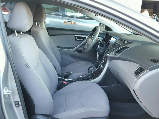 KMHDH4AE1EU169905 - 2014 HYUNDAI ELANTRA SE GRAY photo 5