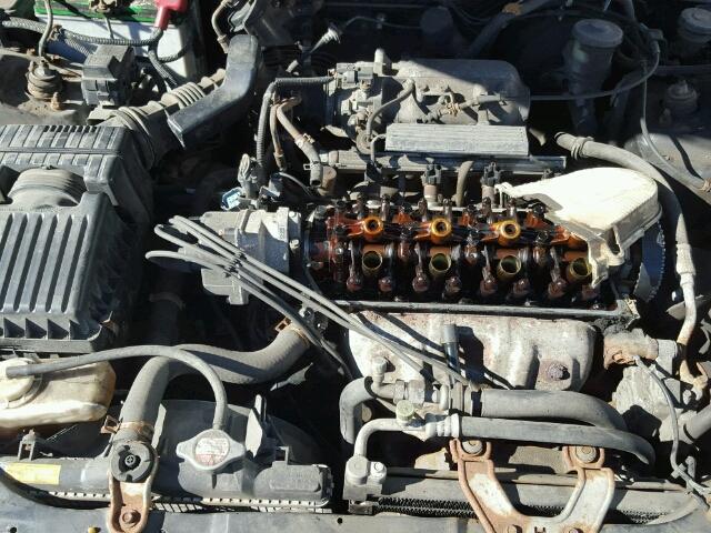 JHMEJ8549VS002174 - 1997 HONDA CIVIC EX შავი ფოტო 7