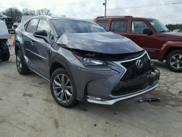 JTJBARBZ6F2008362 - 2015 LEXUS NX 200T GRAY photo 1