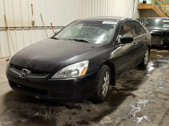 1HGCM66585A802810 - 2005 HONDA ACCORD EX BLACK photo 2