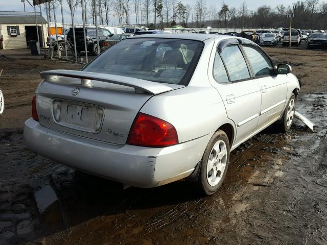 3N1CB51D96L599615 - 2006 NISSAN SENTRA 1.8 SILVER photo 4