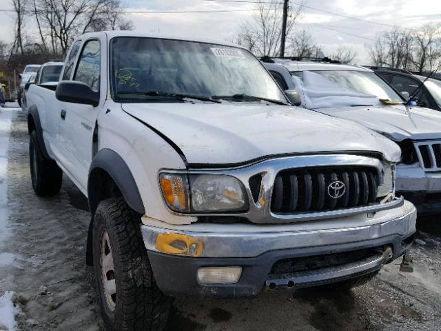 5TEWM72N32Z074855 - 2002 TOYOTA TACOMA XTR WHITE photo 1