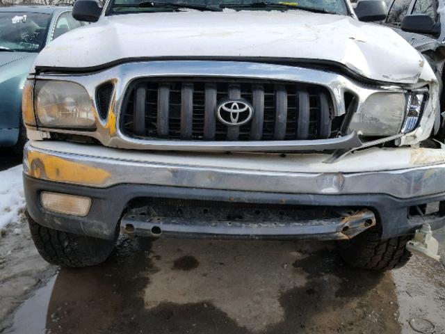 5TEWM72N32Z074855 - 2002 TOYOTA TACOMA XTR WHITE photo 7