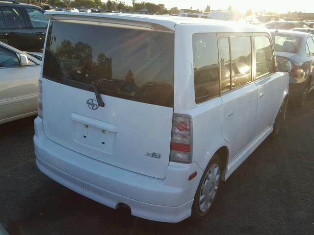 JTLKT334764080483 - 2006 TOYOTA SCION XB 白色 照片 4