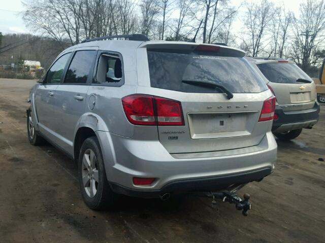 3C4PDCBG3CT135382 - 2012 DODGE JOURNEY SX SILVER photo 3