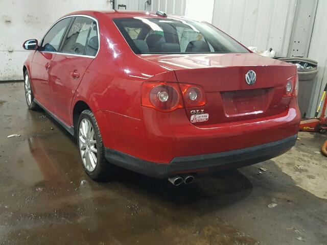 3VWXJ81K76M652045 - 2006 VOLKSWAGEN JETTA GLI RED photo 3