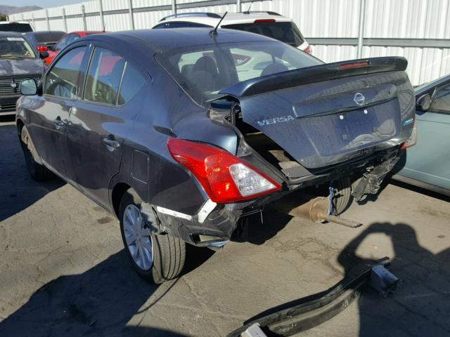 3N1CN7AP1FL831346 - 2015 NISSAN VERSA S GREEN photo 3