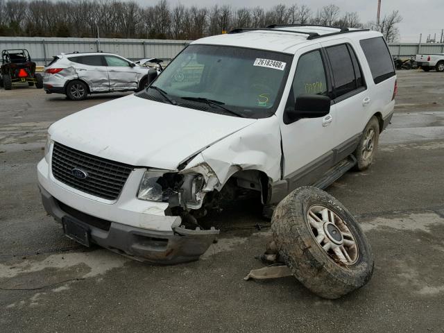 1FMPU16L83LA51691 - 2003 FORD EXPEDITION WHITE photo 2