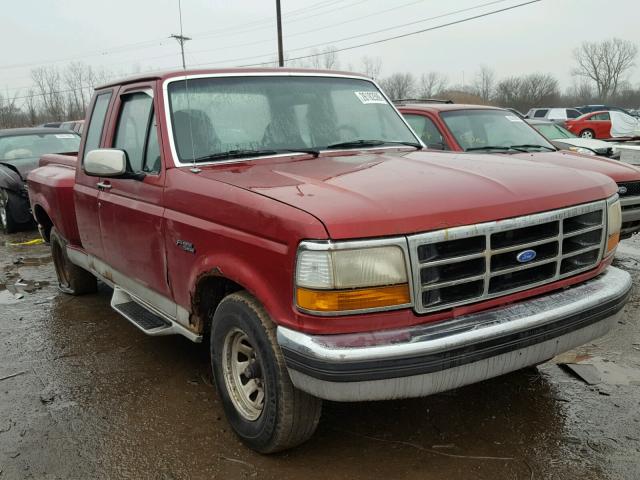 1FTEX15NXNKA54381 - 1992 FORD F150 RED photo 1