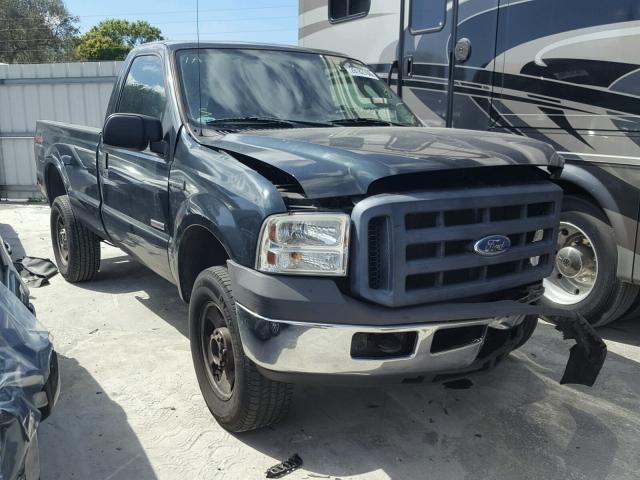 1FTWF31P06EC20451 - 2006 FORD F350 SRW S GREEN photo 1