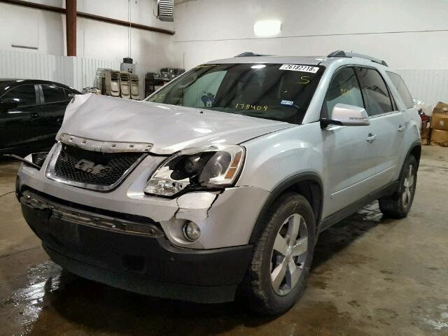 1GKKRSED1BJ178409 - 2011 GMC ACADIA SLT ვერცხლისფერი ფოტო 2