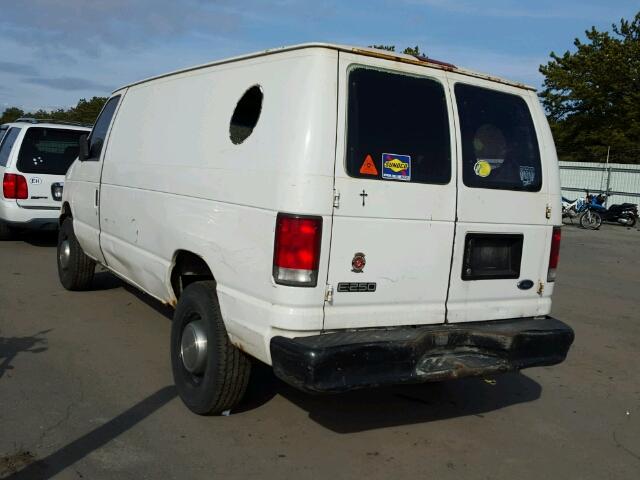 1FTNE2429YHB36140 - 2000 FORD ECONOLINE WHITE photo 3