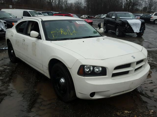 2B3KA43V39H608853 - 2009 DODGE CHARGER WHITE photo 1