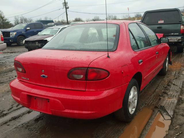 3G1JC5241YS153945 - 2000 CHEVROLET CAVALIER RED photo 4