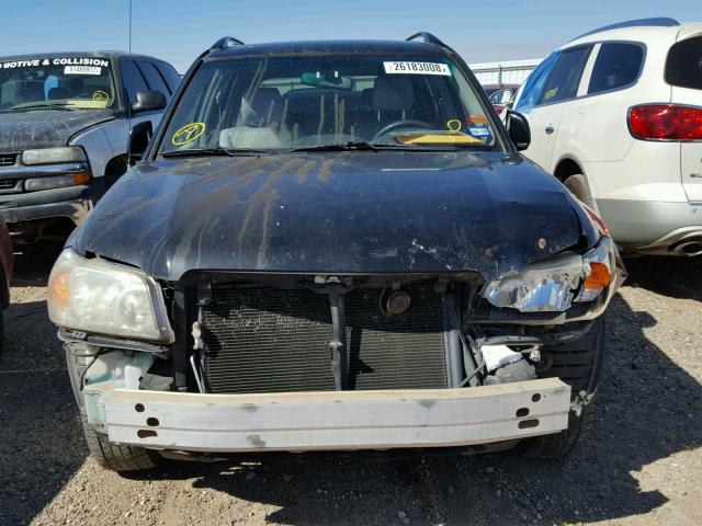 JTEGD21A840095849 - 2004 TOYOTA HIGHLANDER BLACK photo 9