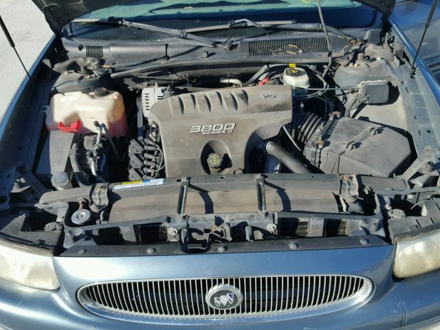 1G4HP54K314193614 - 2001 BUICK LESABRE CU BLUE photo 7