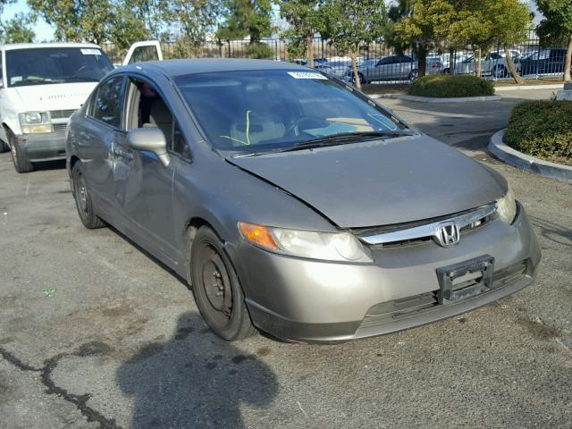 1HGFA16578L090209 - 2008 HONDA CIVIC LX CHARCOAL photo 1