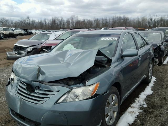 4T1BE46K37U641832 - 2007 TOYOTA CAMRY NEW GREEN photo 2