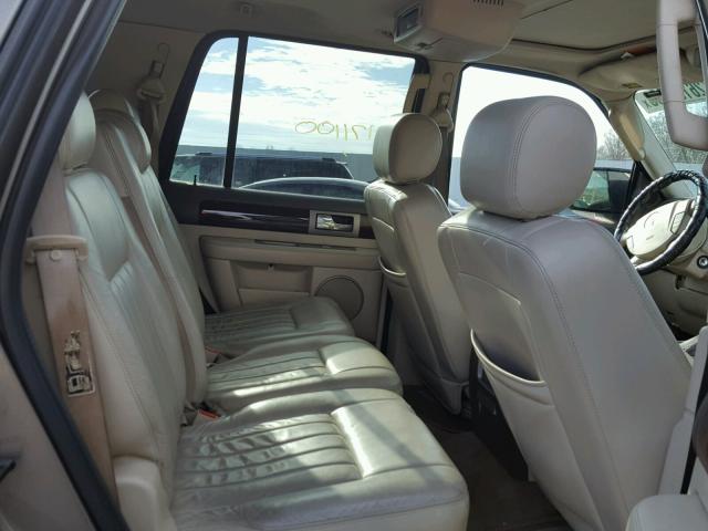 5LMFU28R64LJ13316 - 2004 LINCOLN NAVIGATOR BEIGE photo 6