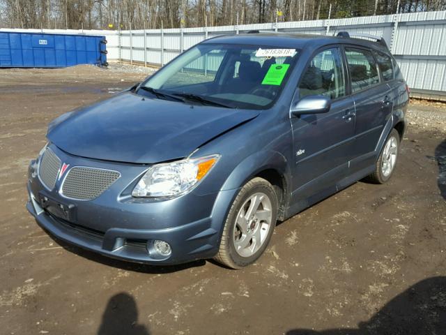 5Y2SL65876Z410770 - 2006 PONTIAC VIBE BLUE photo 2