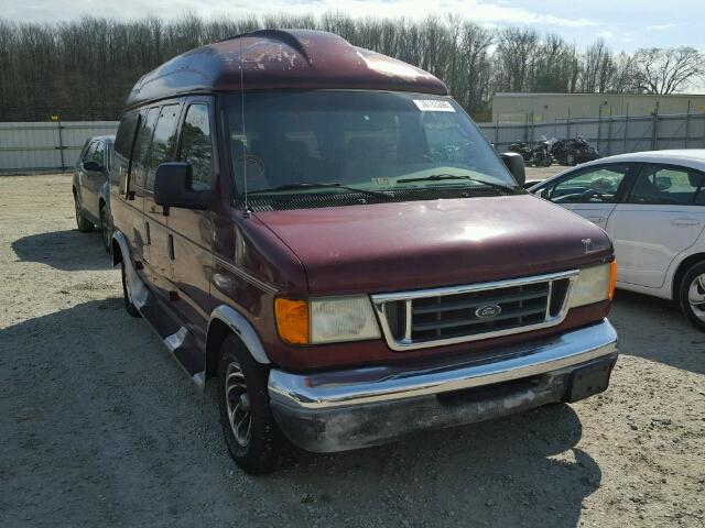 1FDRE14L53HB79480 - 2003 FORD ECONOLINE MAROON photo 1