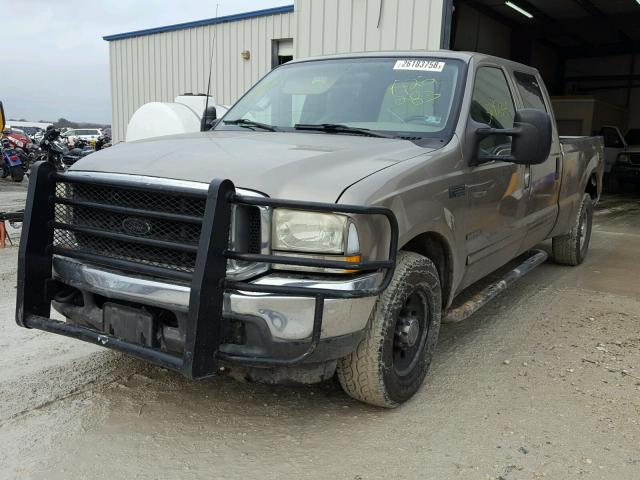 1FTSW30FX2EA22283 - 2002 FORD F350 SRW S GOLD photo 2