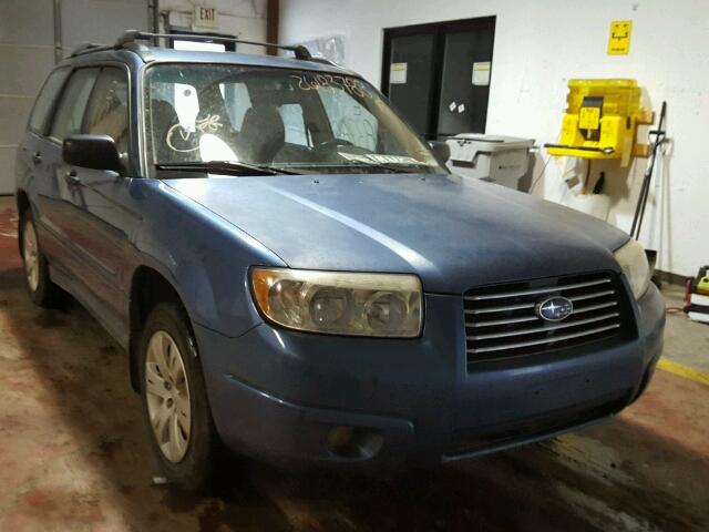 JF1SG63628H728624 - 2008 SUBARU FORESTER 2 BLUE photo 1