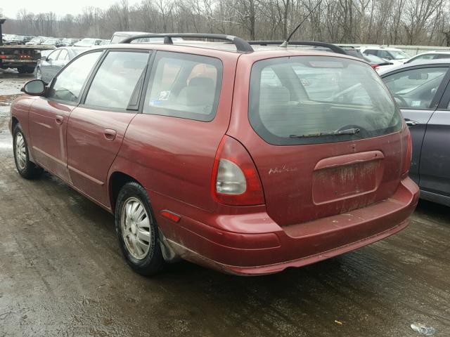 KLAJB82Z9YK546697 - 2000 DAEWOO NUBIRA CDX 勃艮第红 照片 3