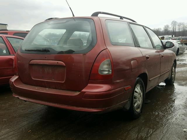 KLAJB82Z9YK546697 - 2000 DAEWOO NUBIRA CDX 勃艮第红 照片 4