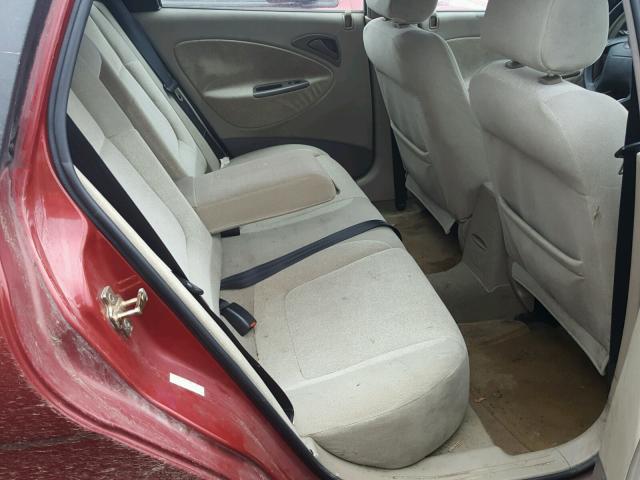 KLAJB82Z9YK546697 - 2000 DAEWOO NUBIRA CDX 勃艮第红 照片 6