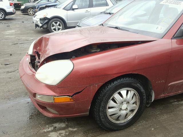 KLAJB82Z9YK546697 - 2000 DAEWOO NUBIRA CDX 勃艮第红 照片 9