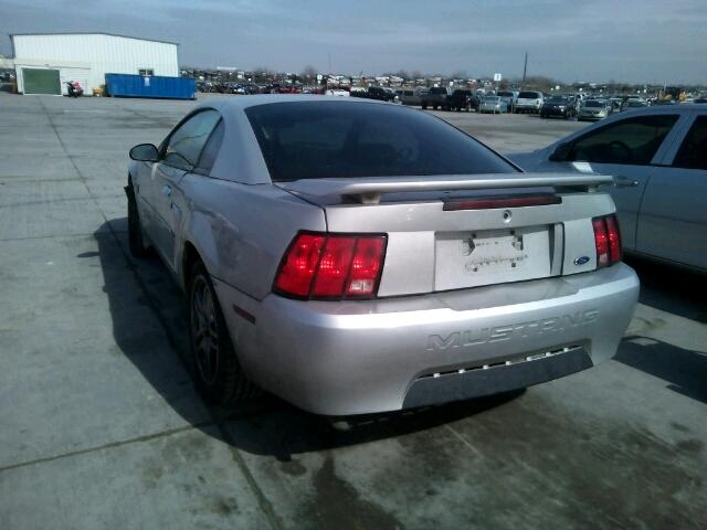 1FAFP40483F437588 - 2003 FORD MUSTANG SILVER photo 3