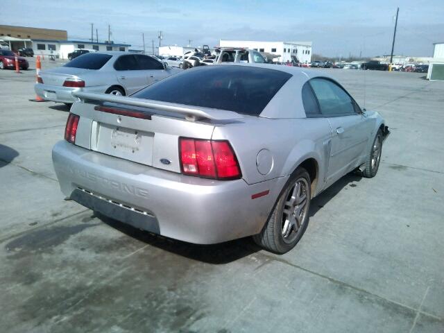 1FAFP40483F437588 - 2003 FORD MUSTANG SILVER photo 4