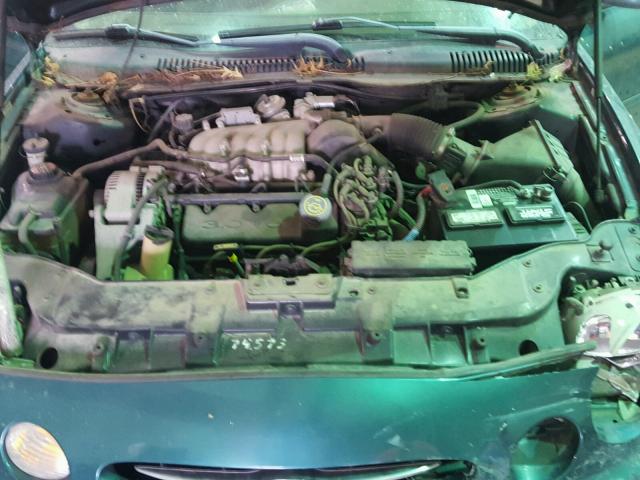 1FAFP52U7WG193398 - 1998 FORD TAURUS LX GREEN photo 7