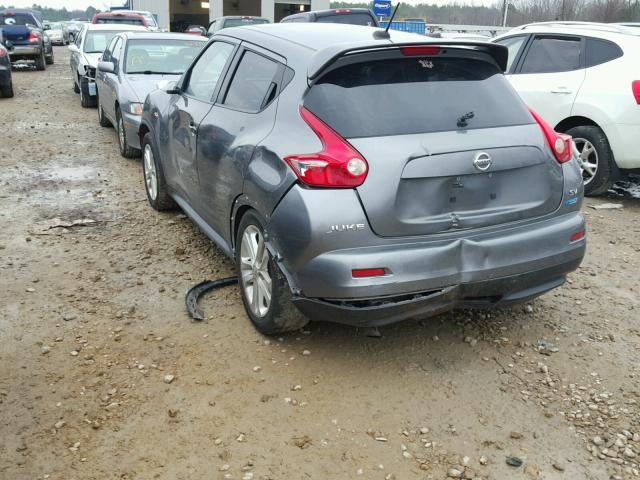 JN8AF5MR7CT114464 - 2012 NISSAN JUKE S SILVER photo 3