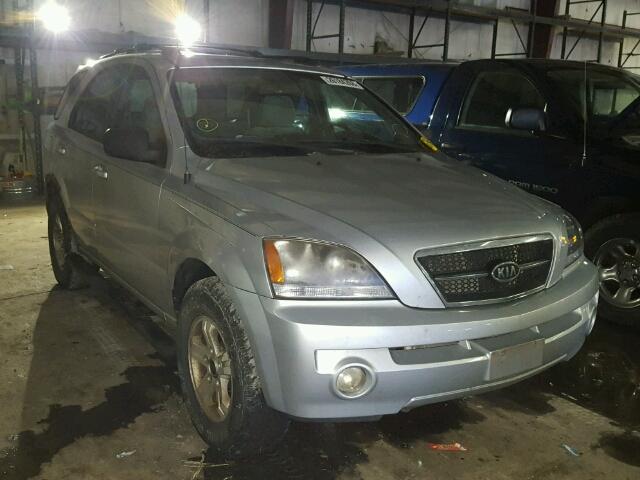 KNDJC733055366142 - 2005 KIA SORENTO EX SILVER photo 1