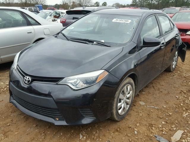 5YFBURHE0EP130200 - 2014 TOYOTA COROLLA L BLACK photo 2