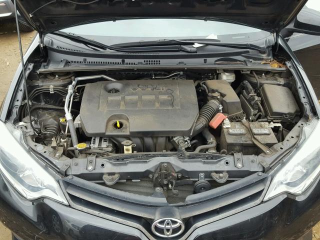 5YFBURHE0EP130200 - 2014 TOYOTA COROLLA L BLACK photo 7