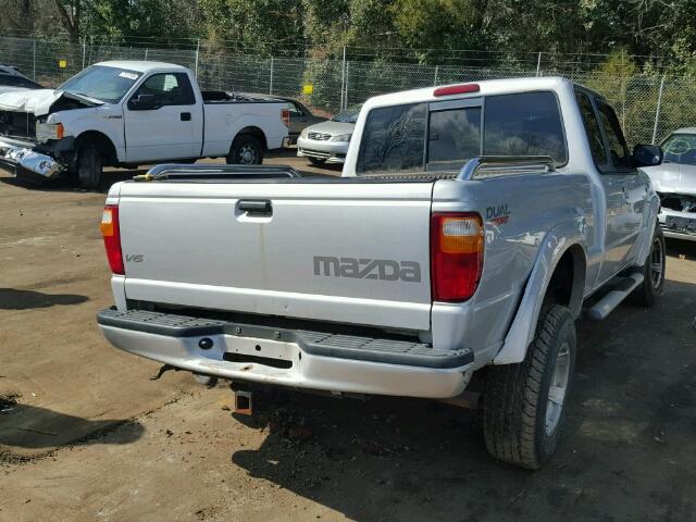 4F4YR16U52TM06972 - 2002 MAZDA B3000 CAB SILVER photo 4