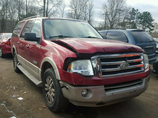 1FMFK17527LA15051 - 2007 FORD EXPEDITION MAROON photo 1