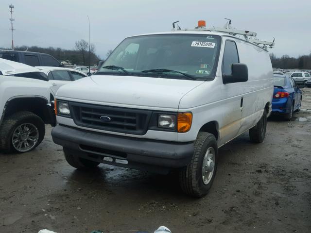 1FTNE24LX7DA39348 - 2007 FORD ECONOLINE WHITE photo 2